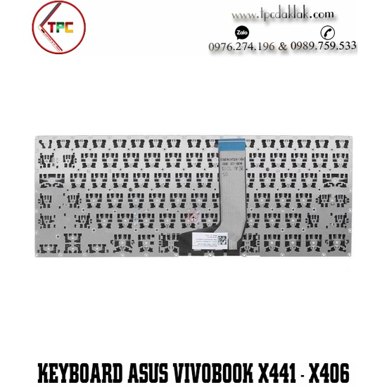 Bàn phím laptop Asus Vivobook X411, X411U, X411UQ, X411SC, X411UV, X411UA, X411UN, X411UF, X406, S4200