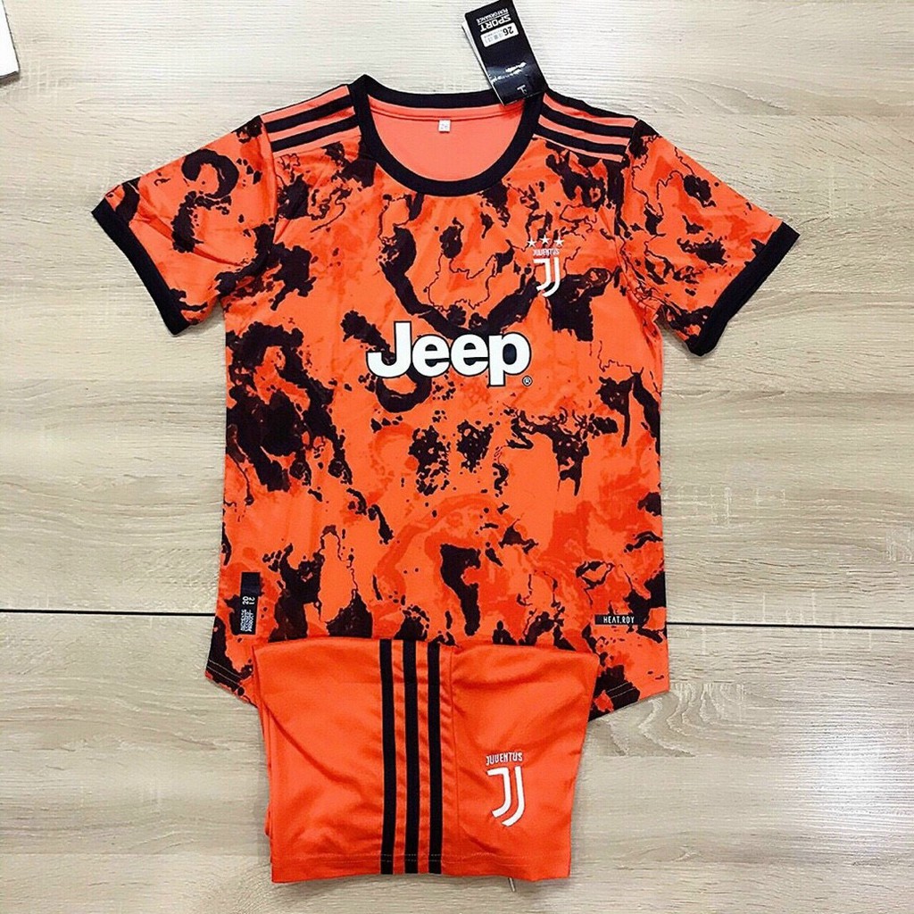 Bộ quần áo bóng đá trẻ em từ 13-45kg câu lạc bộ Juventus các màu chính hãng