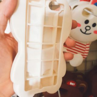 ỐP LƯNG IPHONE 6/6 PLUS / 7/7 PLUS / 8/8 PLUS DẺO SILICONE thỏ TRẮNG ( xả hàng )