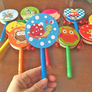 Xúc xắc trống gỗ cho bé