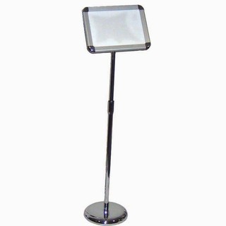[HÀNG NHẬP KHẨU] Giá kệ để menu, giá đứng 1 chân, chân đứng inox khổ A4