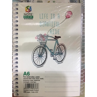 Sổ lò xo A6 mã 3767, 200 trang Hải Tiến
