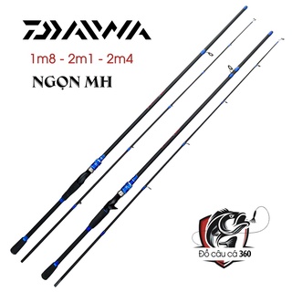 Cần câu lure daiwa ngọn mh cần câu máy đứng và máy ngang carbon ngọn 2.5mm đồ câu chât lượng 360