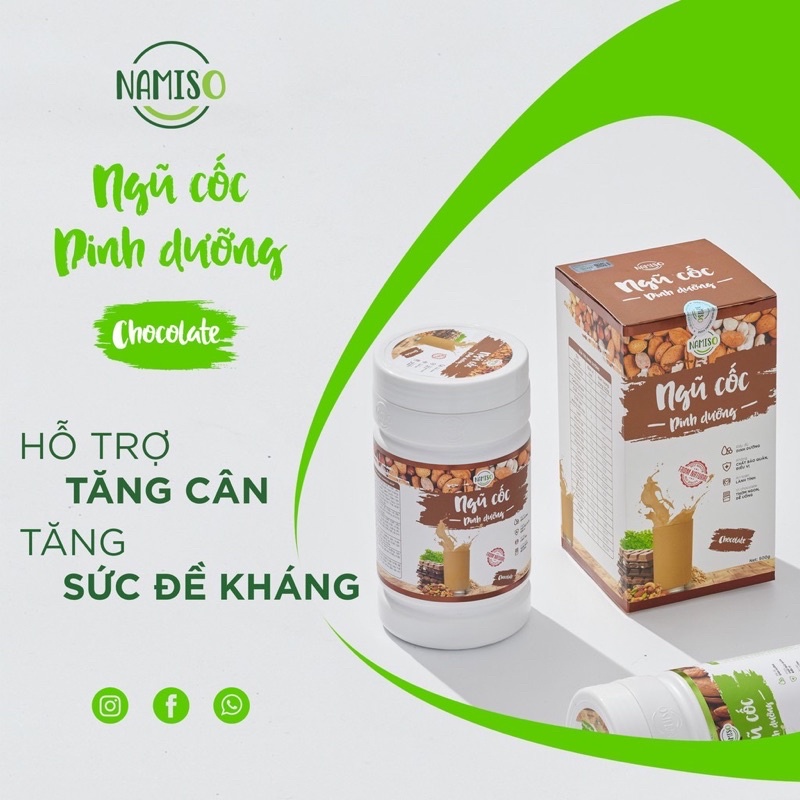 NGŨ CỐC DINH DƯỠNG NAMISO BỔ SUNG DINH DƯỠNG