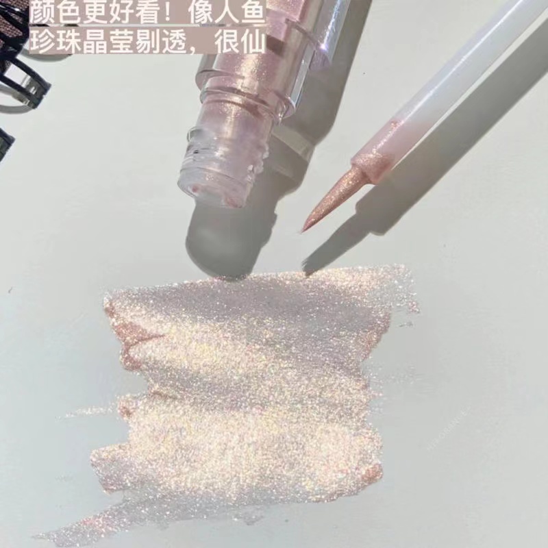 Set 3 Phấn Mắt Dạng Lỏng Màu Ánh Kim / Bạc / Vàng Hồng