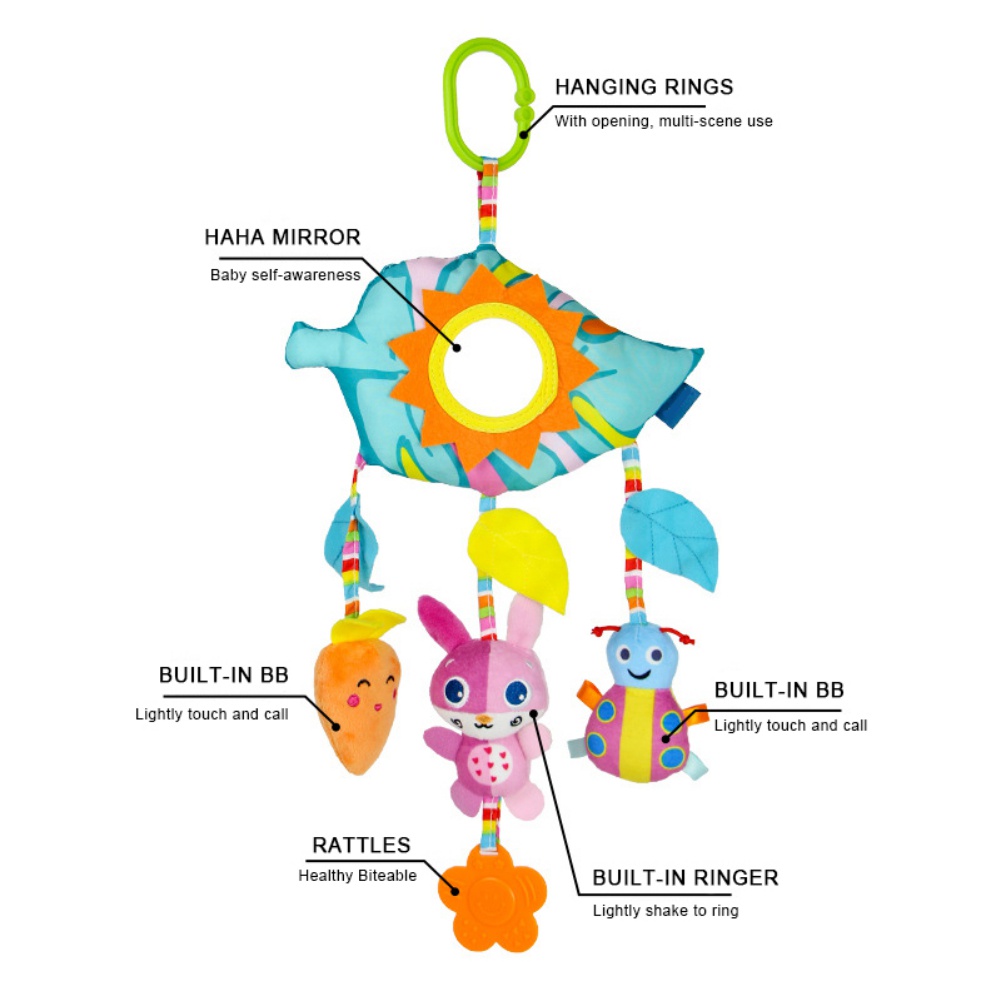 Đồ Chơi Treo Xe Đẩy Cho Bé