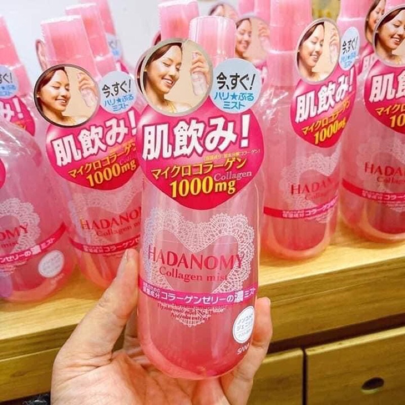 Nước Xịt Khoáng HADANOMY collagen Nhật Bản chính hãng