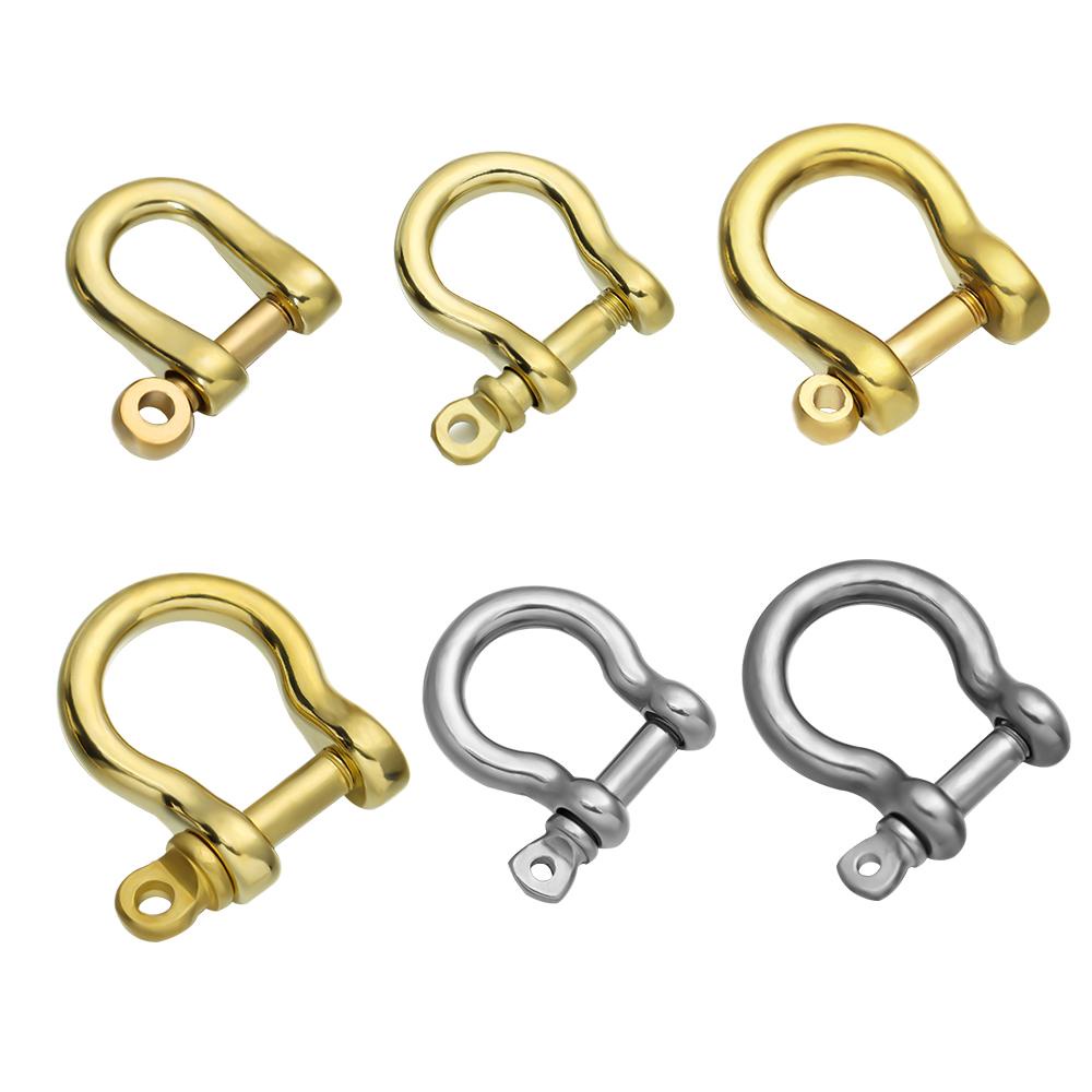 PINEVN Móc Khóa Carabiner Bằng Đồng Thau 6 Kích Cỡ