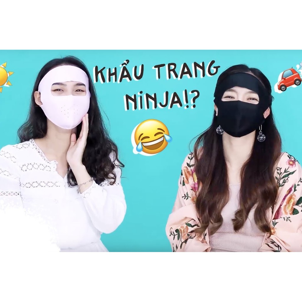 Chiếc khẩu trang ninja - khẩu trang vải chống nắng chống tia UV hot nhất hè 2020