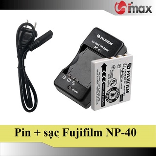 Bộ 01 pin Fujifilm NP-40 + 01 sạc Fujifilm BC-40 - Hàng nhập khẩu