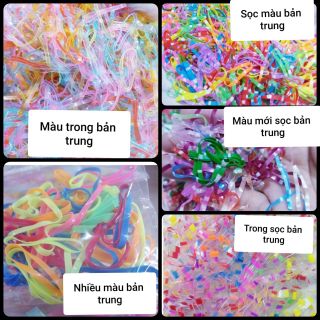  Combo 3 gói thun cột tóc màu (1.5kg) (cở to/vừa/nhỏ)