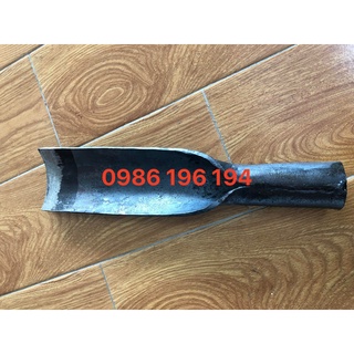 Thuổng đào đất, bấng cây làm bằng thép nhíp ô tô xịn nhà rèn NẶNG 1KG