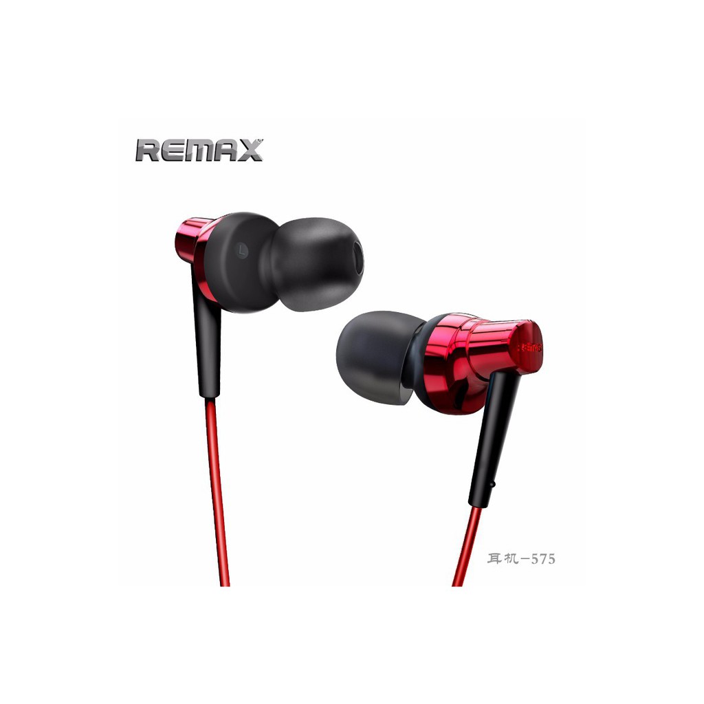 Tai nghe dây rack 3.5 Remax RM-575-Màu ngẫu nhiên