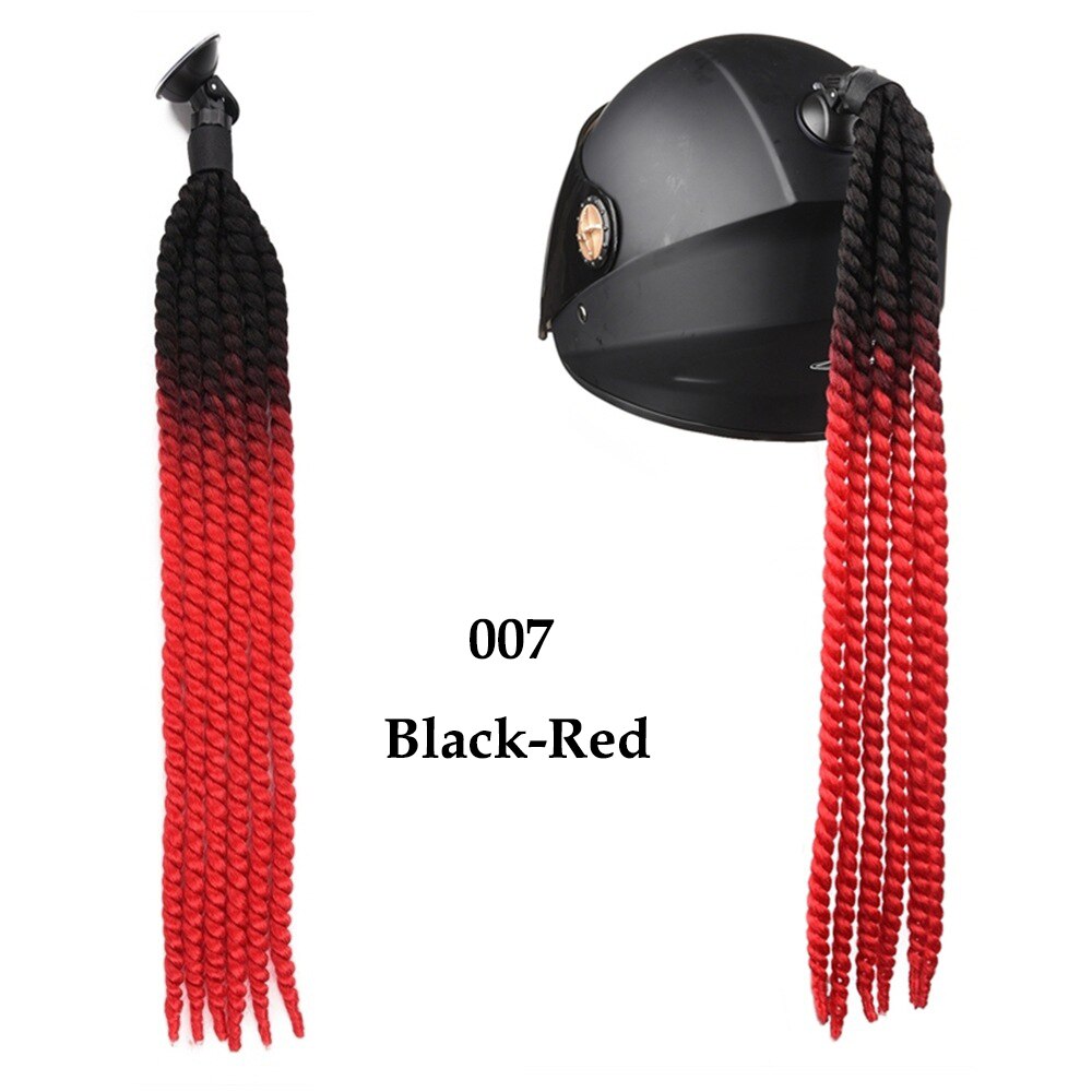 Tóc Giả Thắt Bím Đuôi Ngựa Mũ Bảo Hiểm Thời Trang Cá Tính Dành Cho Nam Nữ