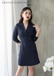 Đầm vest công sở trang trọng