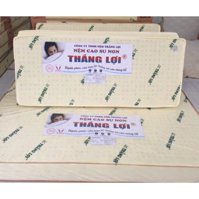 [FREESHIP] - Nệm Gấp 3 Cao Su Non Thắng Lợi [CHÍNH HÃNG BẢO HÀNH 15 NĂM]