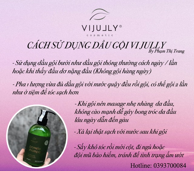 Dầu Gội Bưởi Vi Jully Giảm Rụng Tóc, Giúp Tóc Chắc Khoẻ | BigBuy360 - bigbuy360.vn