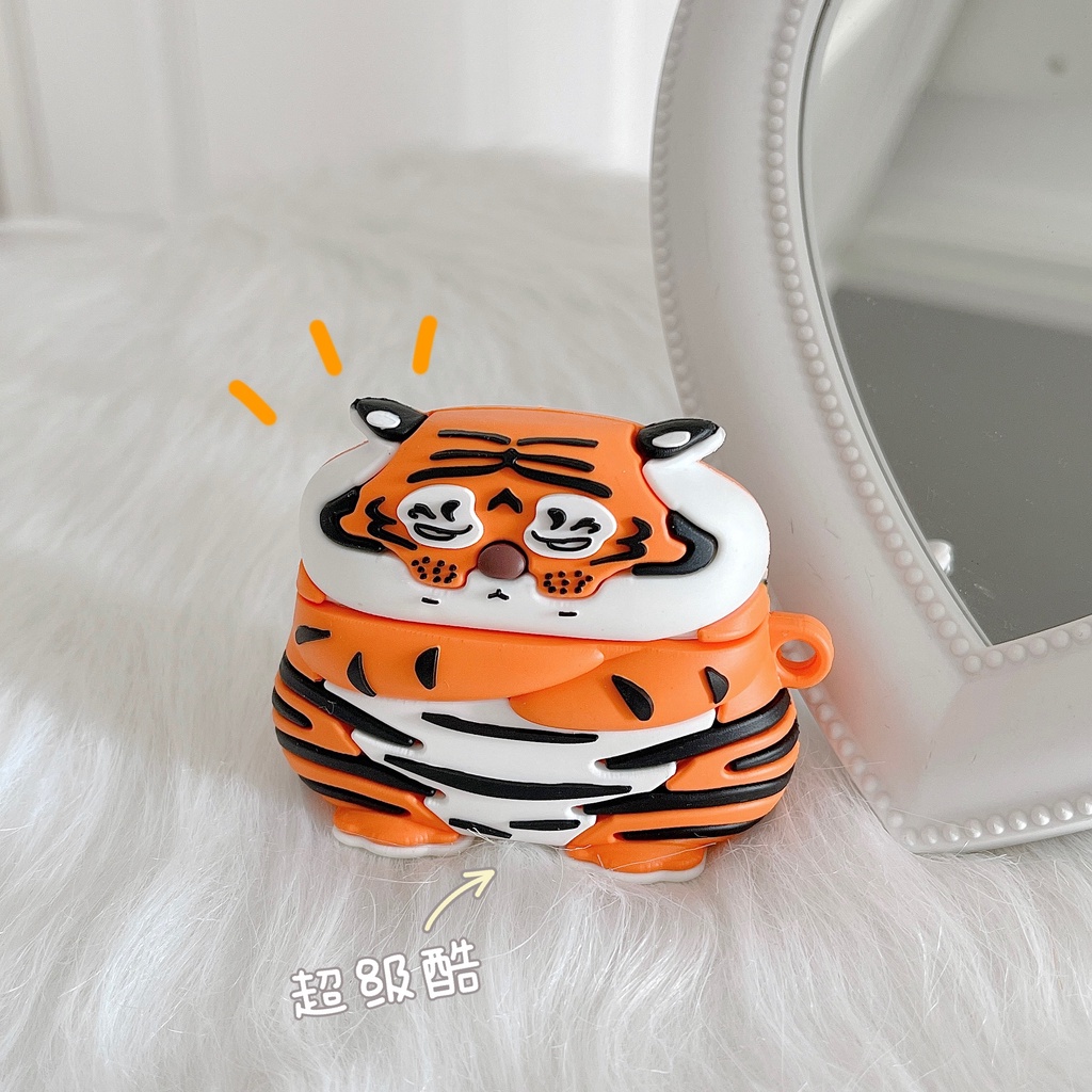 Various Tiger Style Silicone Earphone Cases compatible AirPods3 case for compatible AirPods(3rd ) Silicone Earphone Cases 2021 New compatible AirPods3 Earphone Cases for compatible AirPodsPro case compatible AirPods2gen case