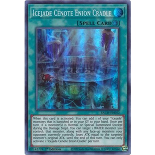 Thẻ bài Yugioh - TCG - Icejade Cenote Enion Cradle / BACH-EN052'