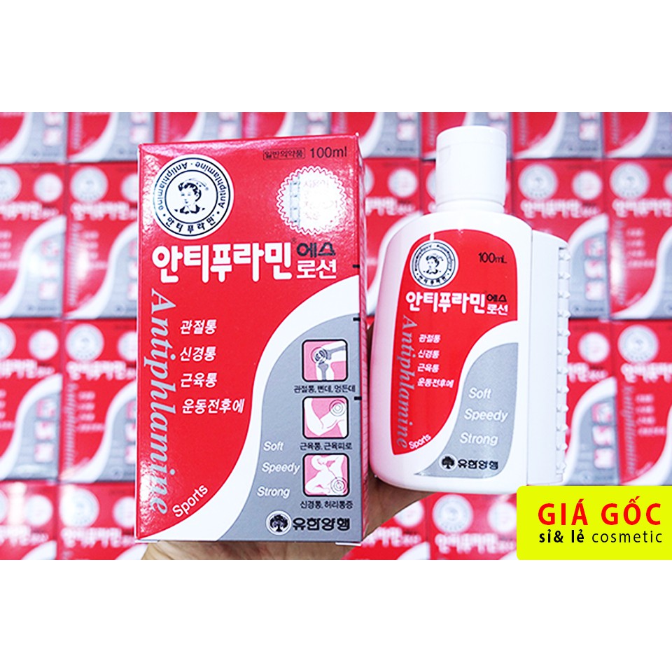 Dầu Nóng Xoa Bóp Hàn Quốc Antiphlamine 100ml