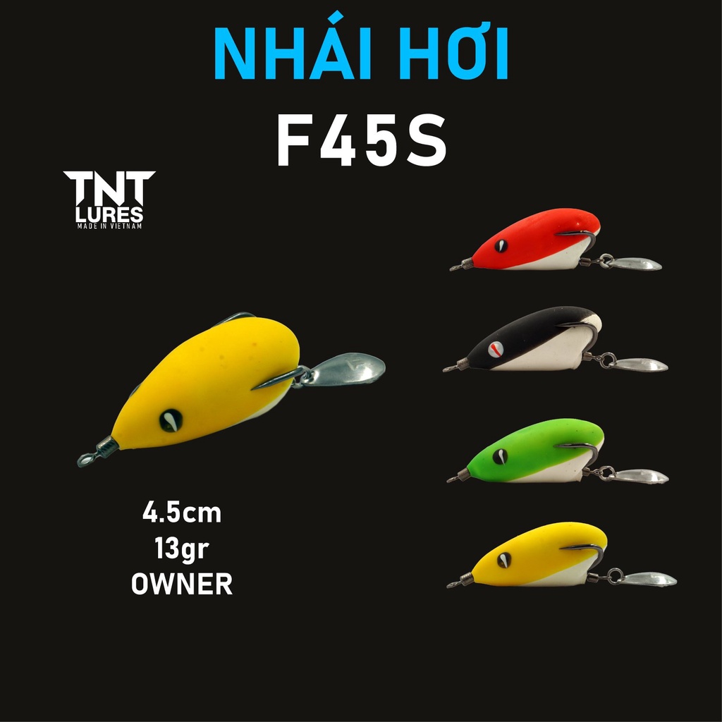 NHÁI HƠI F45S TNT - MỒI CÂU SIÊU NHẠY - CÂU CHÌM