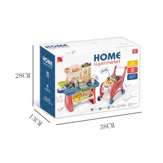 Xe đẩy cửa hàng siêu thị đồ chơi