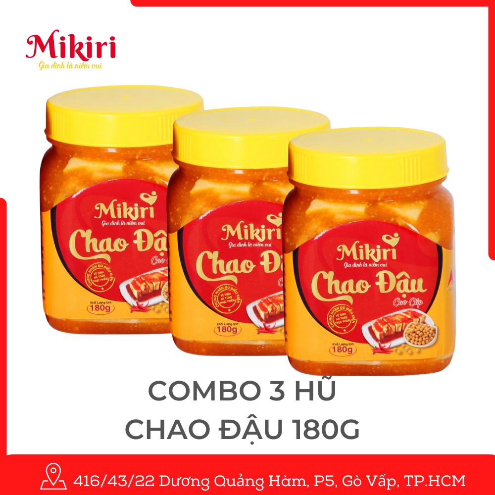 Chao đậu Mikiri hộp 180g - 380g