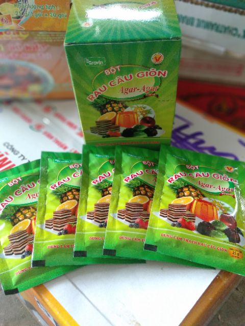 Bột rau câu giòn Hoàng Yến.