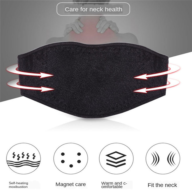 Đai Quấn Cổ Massage Giảm Đau Tự Làm Nóng Chăm Sóc Sức Khỏe