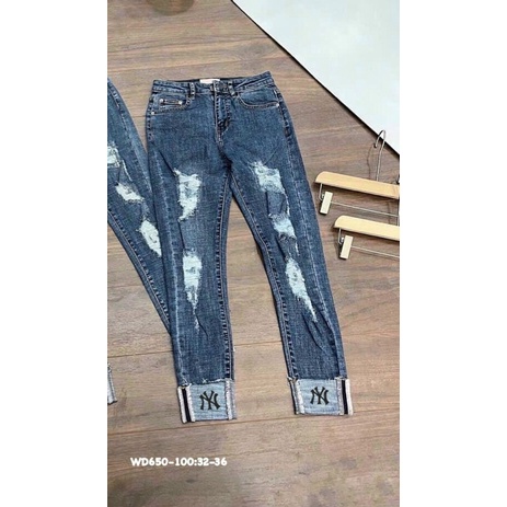 Bigsize QUẦN JEAN XANH RÁCH KIỂU CỰC XỊN ĐỘC LẠ