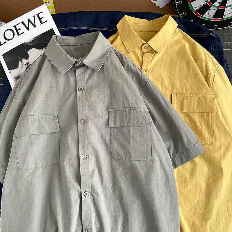 Áo Sơ Mi Tay Ngắn Thanh Lịch Trẻ Trung Dành Cho Nam | BigBuy360 - bigbuy360.vn