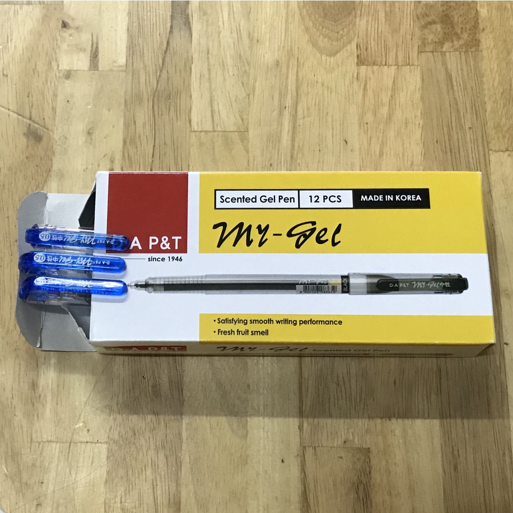 Hộp 12 cây bút viết nước Dong-A My Gel / MyGel 0.5mm (Sản xuất tại Hàn Quốc)