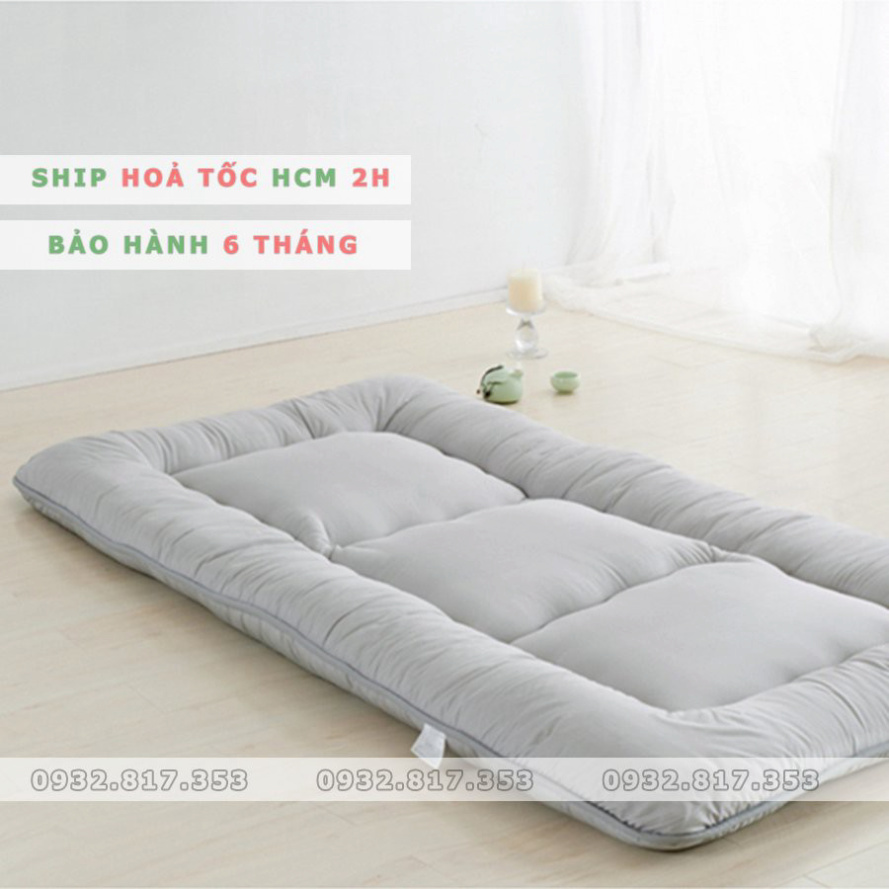 Nệm Bông xuất Nhật cao cấp Topper nệm kích thước 1m x 2m, 1m4 x 2m, 1m6 x 2m