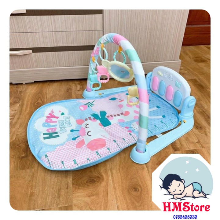 [FREESHIP] Thảm Đàn Piano hình Hươu Happy chính hãng Fisher Price (Đệm Lót)