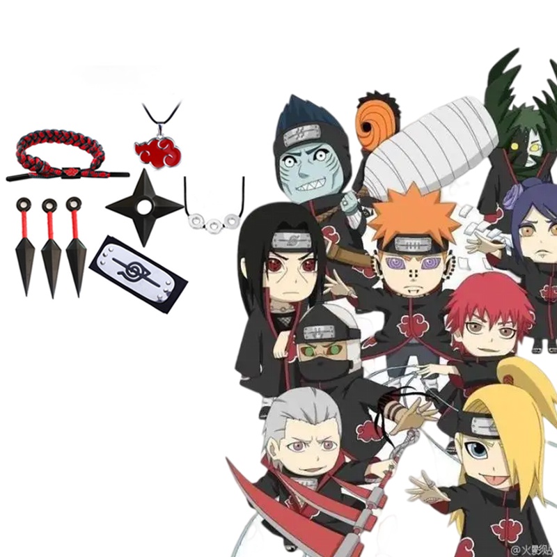 Naruto Uchiha Itachi Kakashi Character Headband, Vòng cổ, Vũ khí