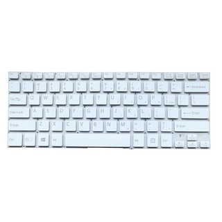 Bàn Phím Laptop Sony Vaio Fit, Fit 14, Fit 14E, SVF14A, SVF142 Series Màu Trắng
