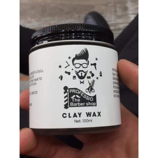 Sáp, Wax vuốt tóc CLAY WAX TRẮNG Profession 100gr tạo kiểu giữ nếp cho tóc. HÀNG CHÍNH HÃNG .