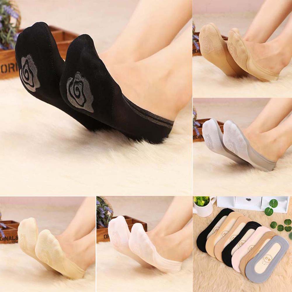 Vớ Búp Bê Nữ Có Đệm Cao Su Ẩn Chống Trượt