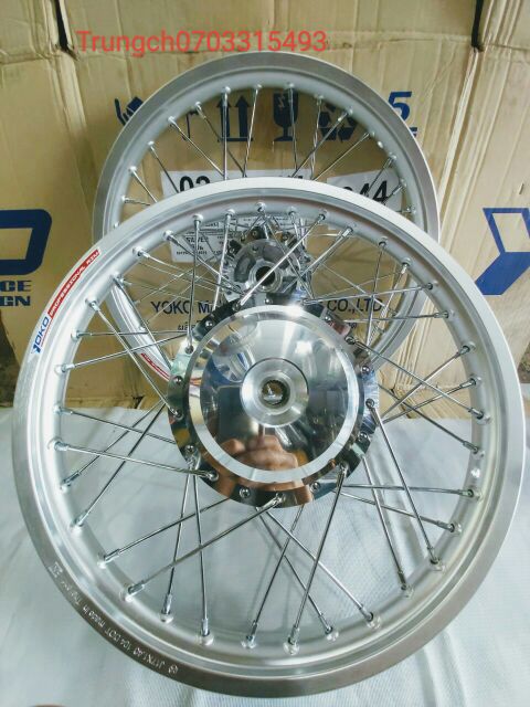 Cặp Bánh Căm VAIRIO,AB, VISION ,CLICH ,NO4 niền Yoko thái 1.4 1.6