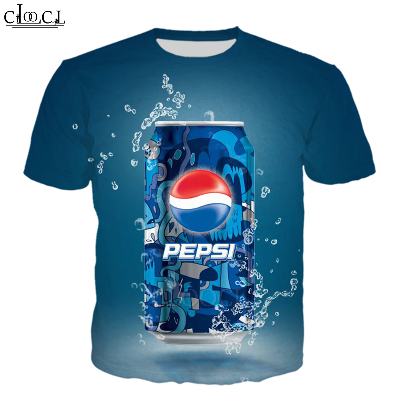 Áo Thun In Logo Pepsi Pepsi 3d Thời Trang Cho Nam