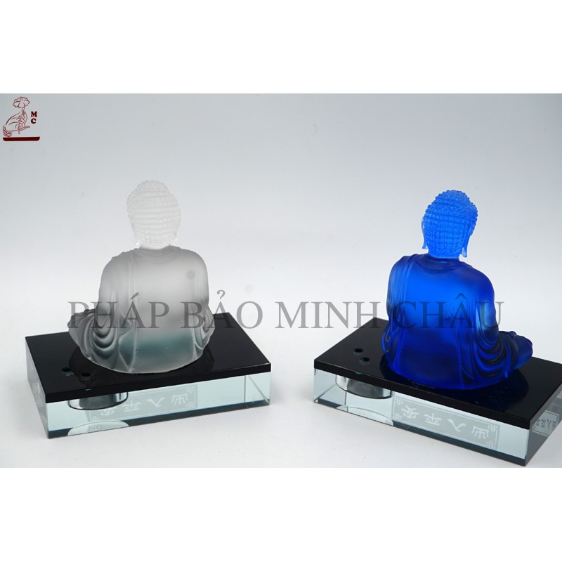 [PHÁP BẢO MINH CHÂU] Tượng Dược Sư Lưu Ly 10cm - BÀY Ô TÔ - ĐẸP NHỎ GỌN