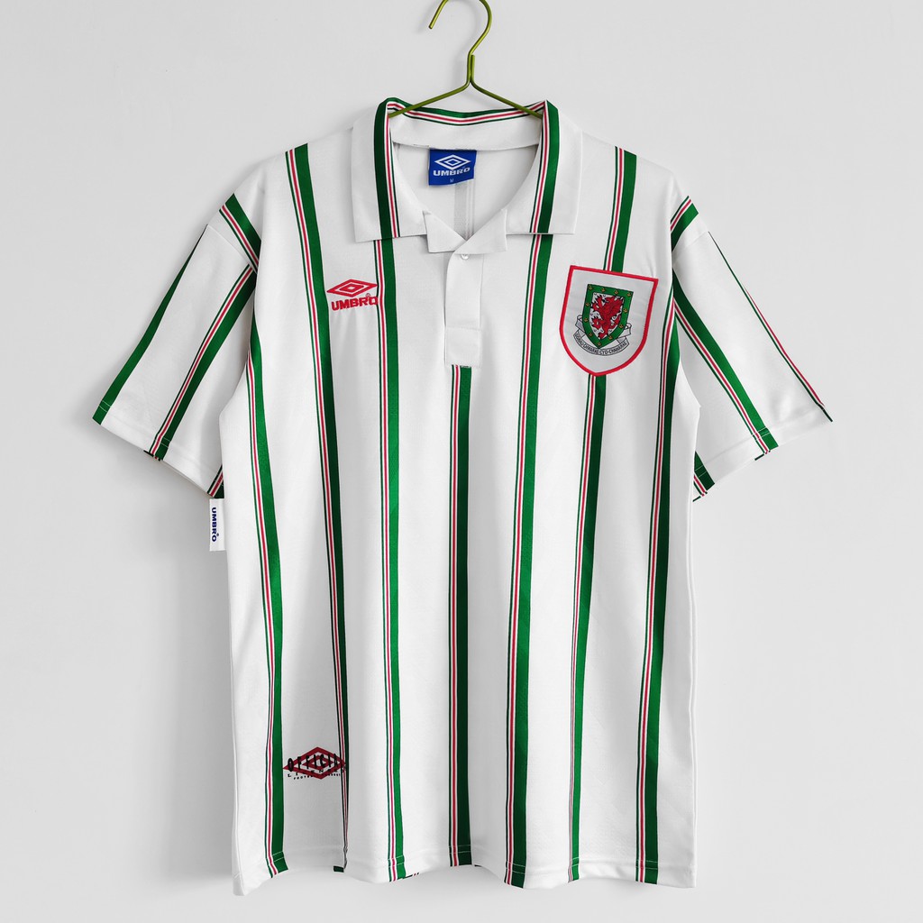 Áo Bóng Đá Đội Tuyển Wales 93-95 Phong Cách Retro