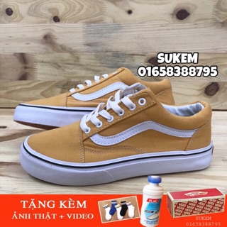 Giày v.old skool màu vàng nam nữ size 36-43