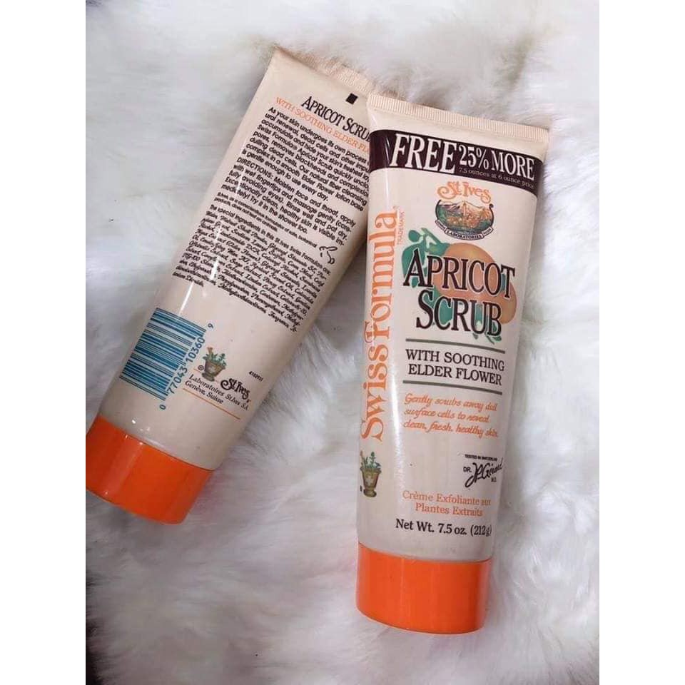 Tẩy Tế Bào Chết Cho Mặt Stives Swiss Formula Apricot Scrub ( quả mơ) | BigBuy360 - bigbuy360.vn