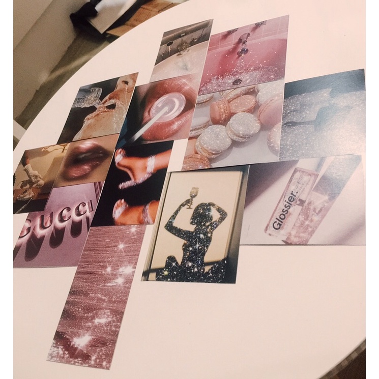 Set 13 tấm postcard BLING BLING. TẶNG KÈM STICKER TRÒN