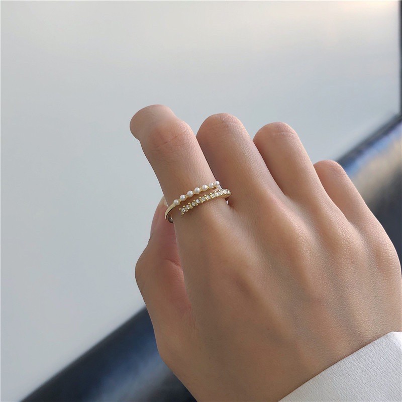 Nhẫn nữ vàng xoắn freesize Sulli store