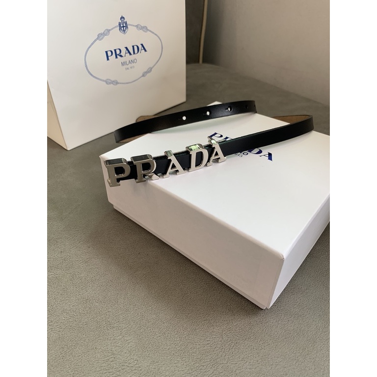 Hàng Có Sẵn! Prada! Thắt Lưng Da Thời Trang Công Sở Thanh Lịch Cho Nam