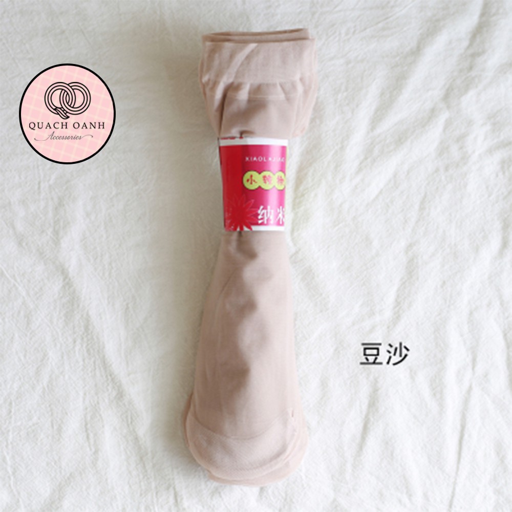 TẤT VỚ QO DA CHÂN BÁN BUÔN MÙA XUÂN VÀ MÙA HÈ NHUNG ỚT MÀU TINH KHIẾT PHỤ NỮ VỚ VỚ GIAN HÀNG BÁN BUÔN VỚ - TT55