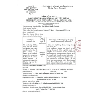 Gel khô sát khuẩn Conadin
