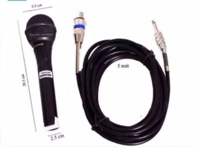 Micro Karaoke Cao Cấp SHURE 959-TIẾNG HAY SIÊU BỀN